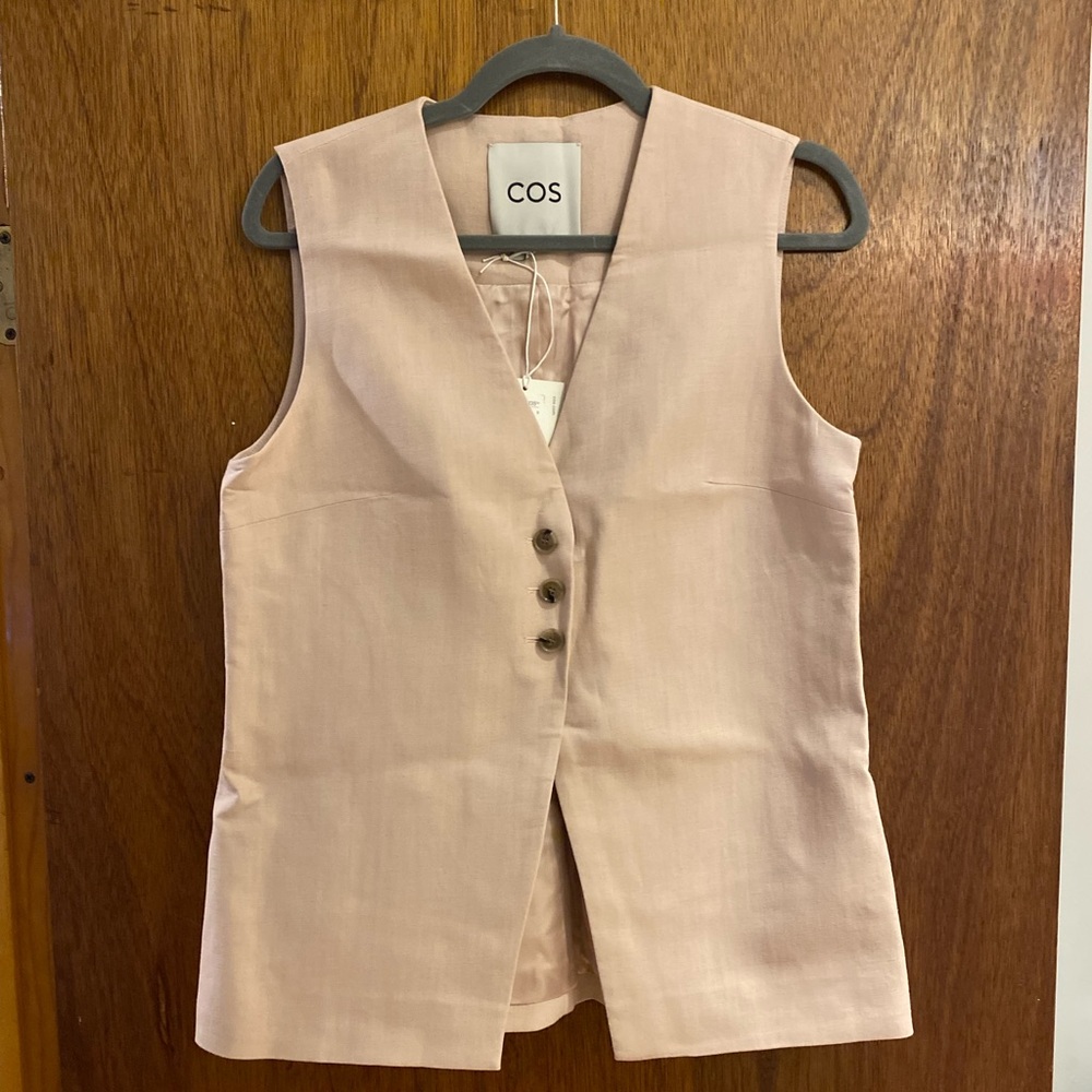NWT Cos Longline Baby Pink Vest